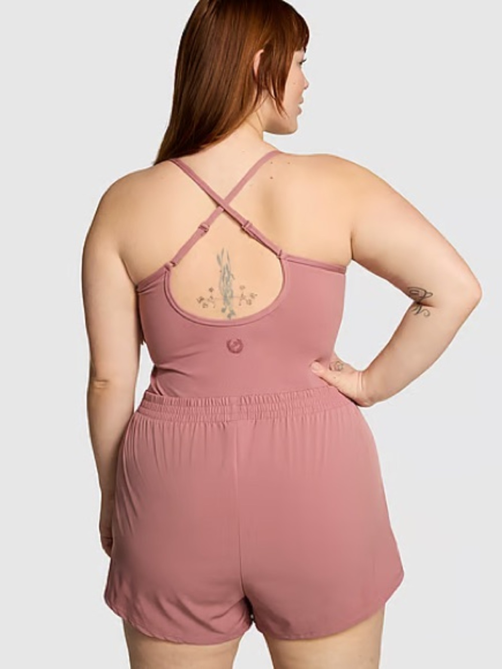 Vs pink mauve romper large